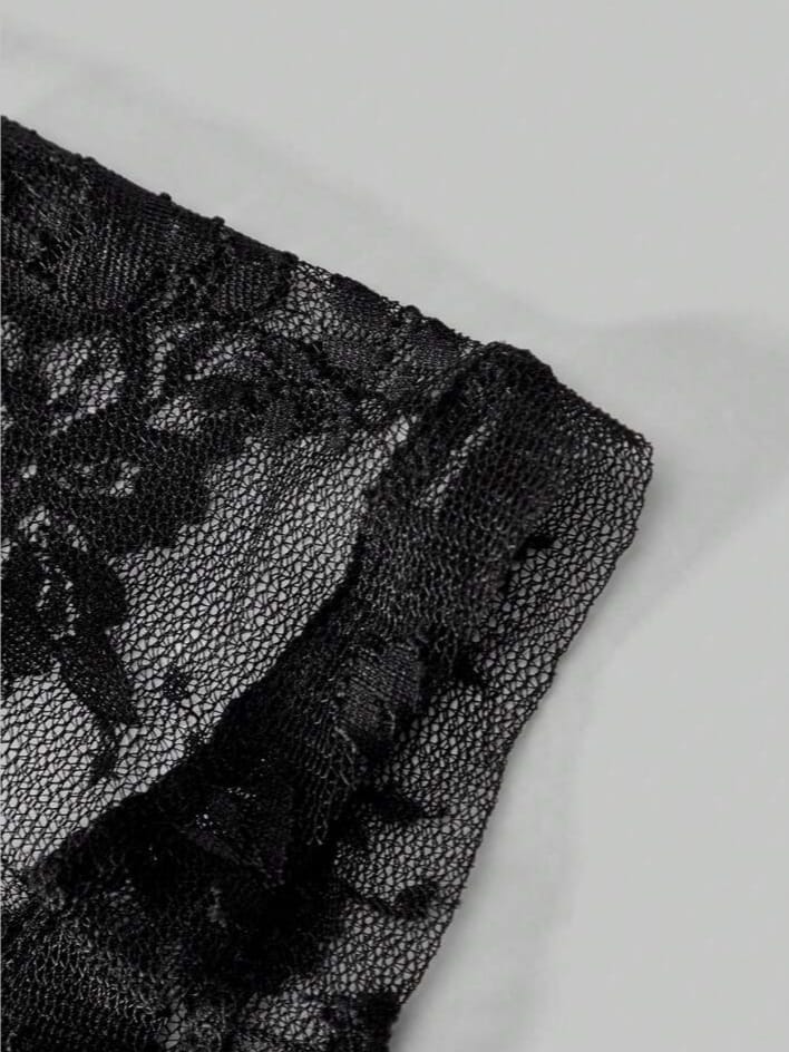 Midnight Floral Mesh brief
